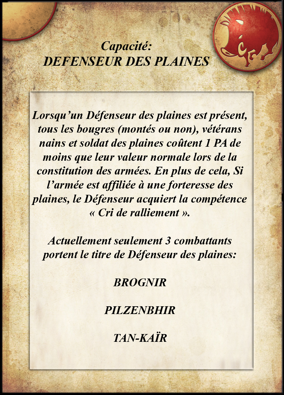 Défenseur des Plaines